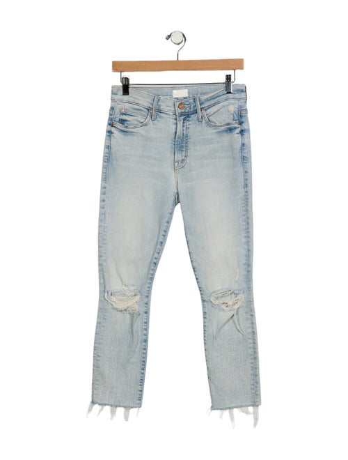 Mother Mid-Rise Skinny Leg Jeans