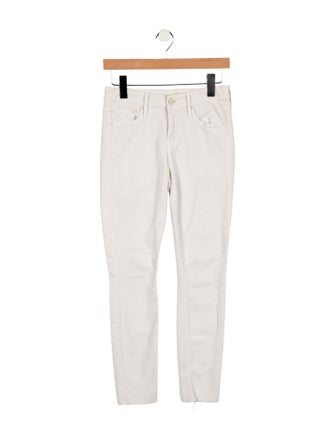 Mother Mid-Rise Skinny Leg Jeans