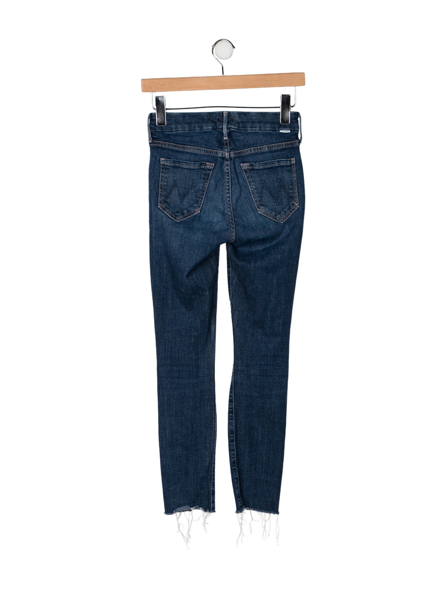 Mother Mid-Rise Skinny Leg Jeans