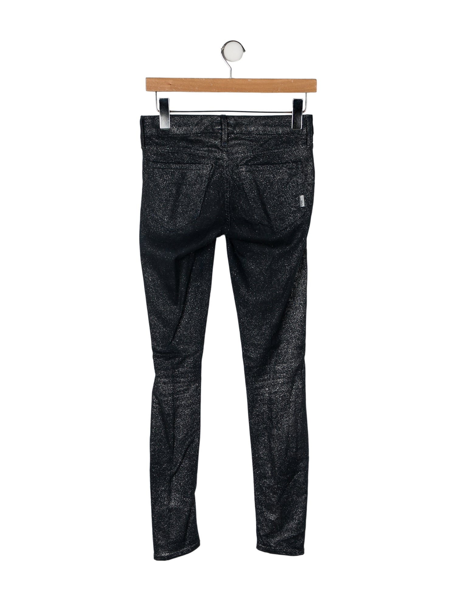 Mother Printed Skinny Leg Pants