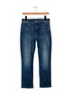 Mother Mid-Rise Straight Leg Jeans