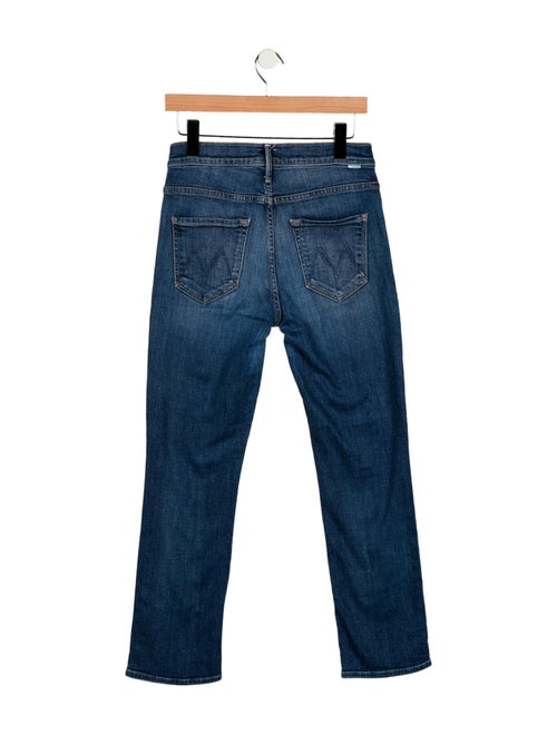 Mother Mid-Rise Straight Leg Jeans