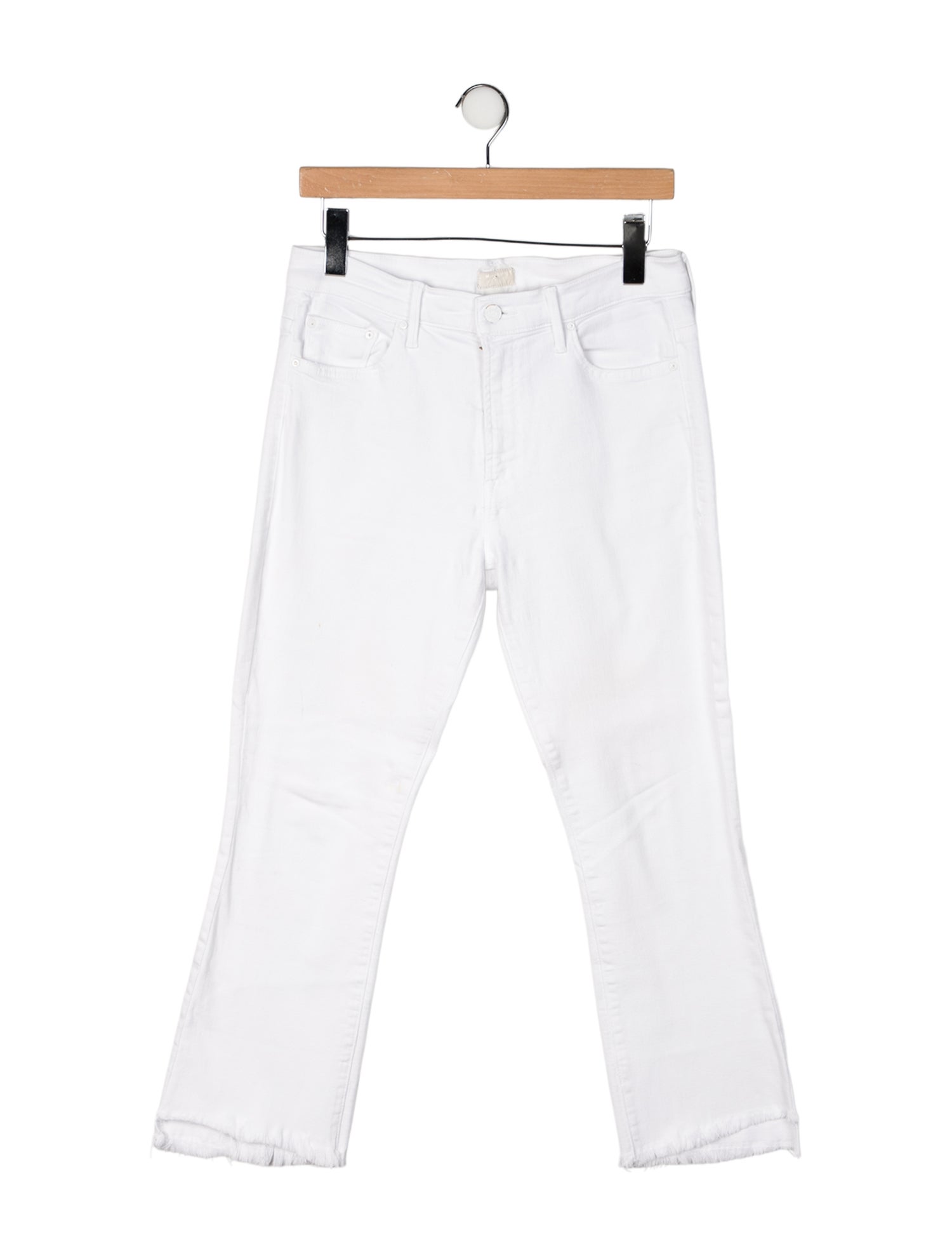 Mother Mid-Rise Straight Leg Jeans