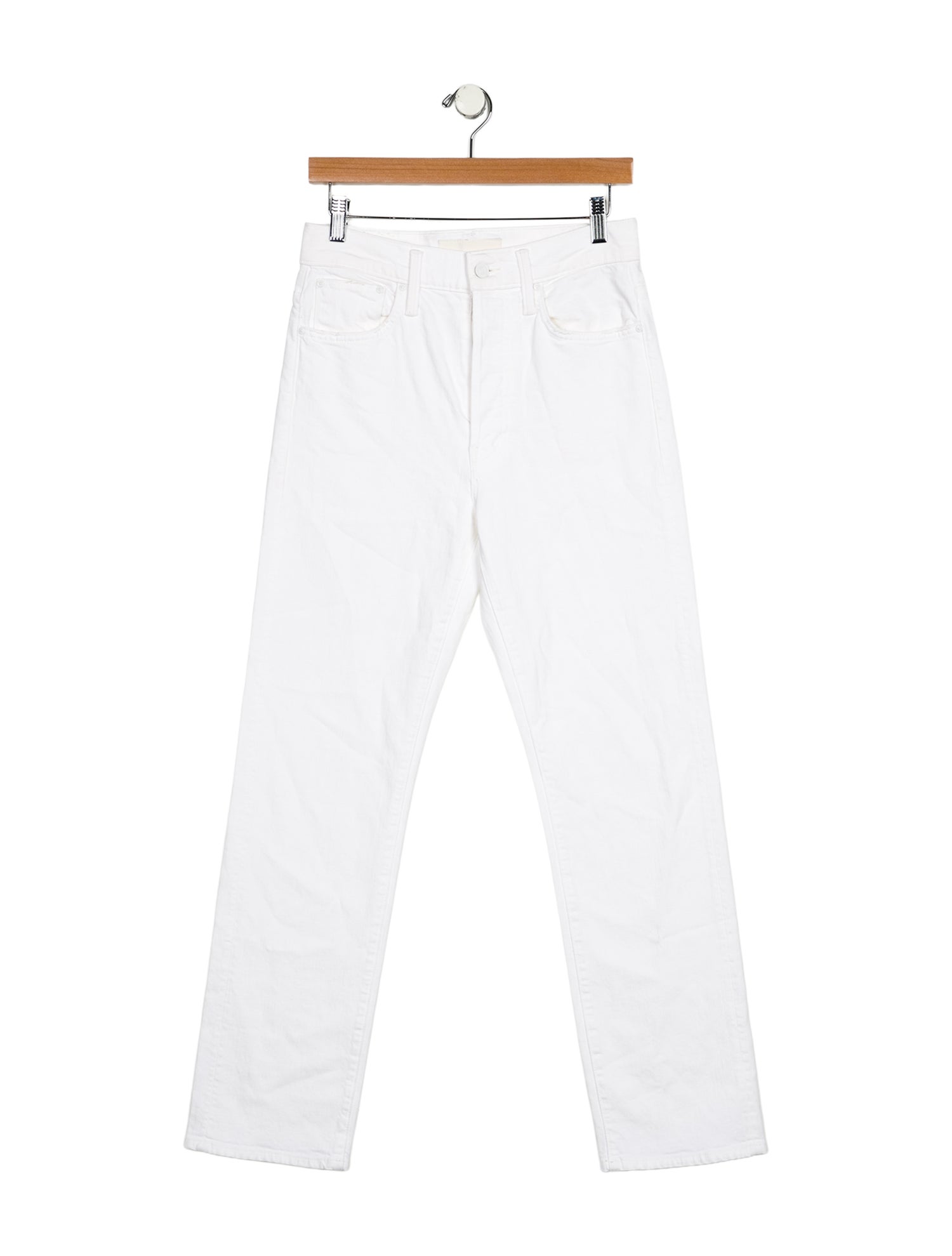 Mother High-Rise Straight Leg Jeans