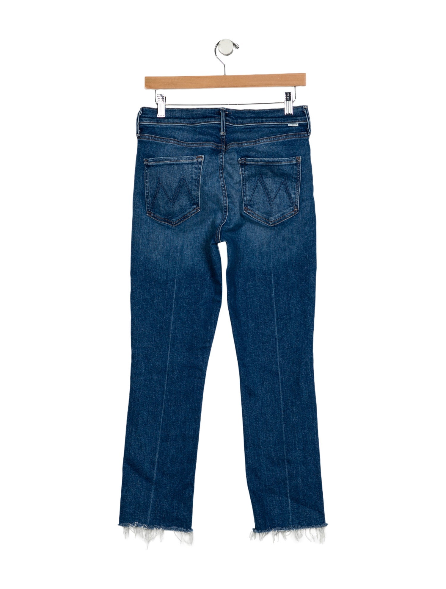 Mother Mid-Rise Straight Leg Jeans