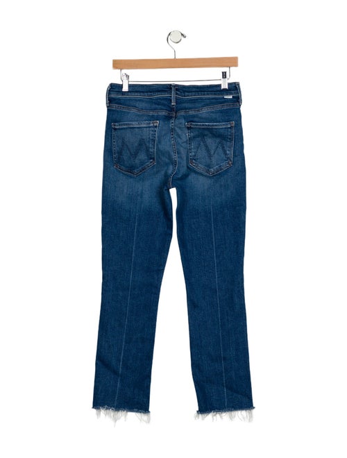 Mother Mid-Rise Straight Leg Jeans