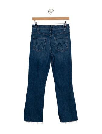 Mother Mid-Rise Straight Leg Jeans