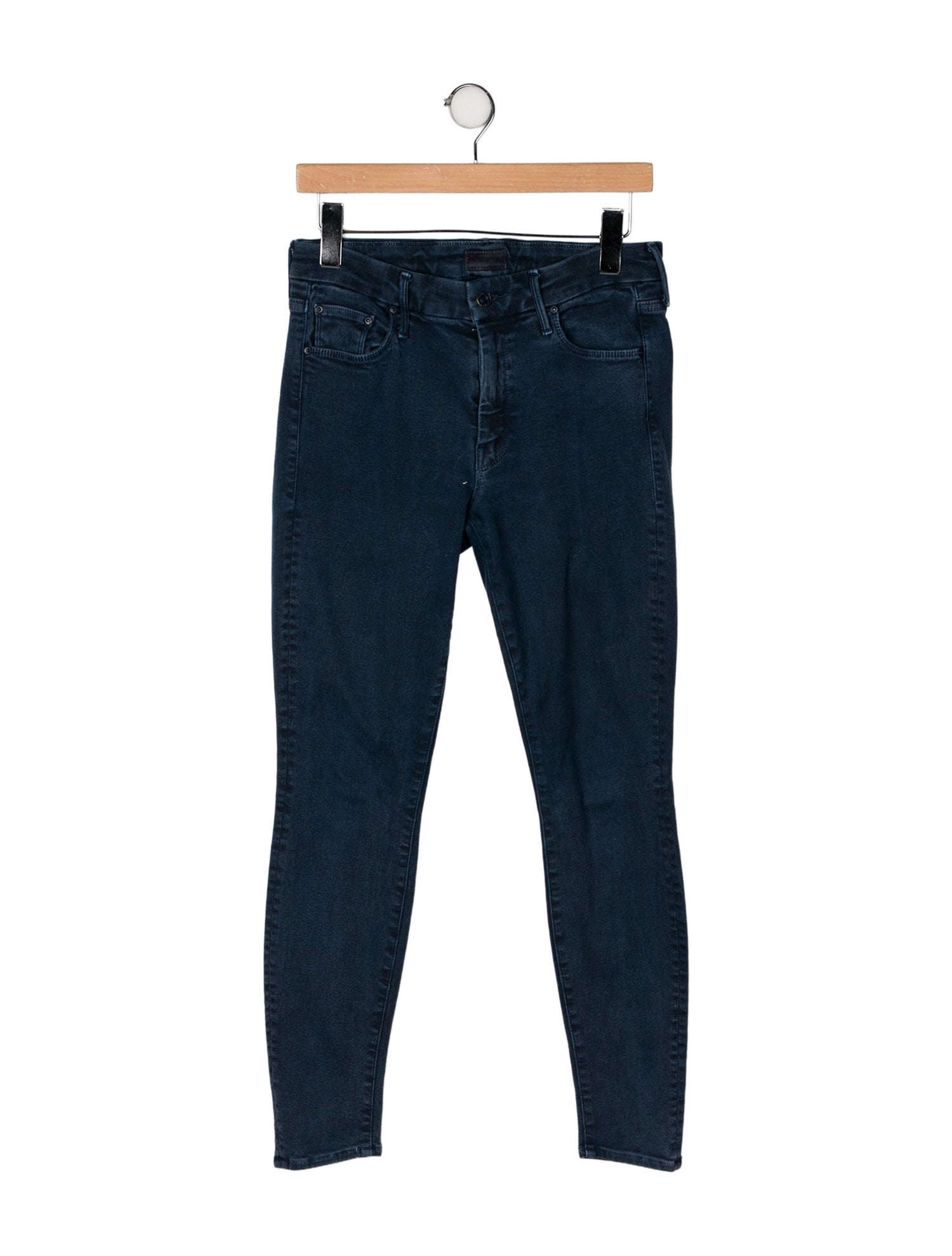 Mother Mid-Rise Skinny Leg Jeans