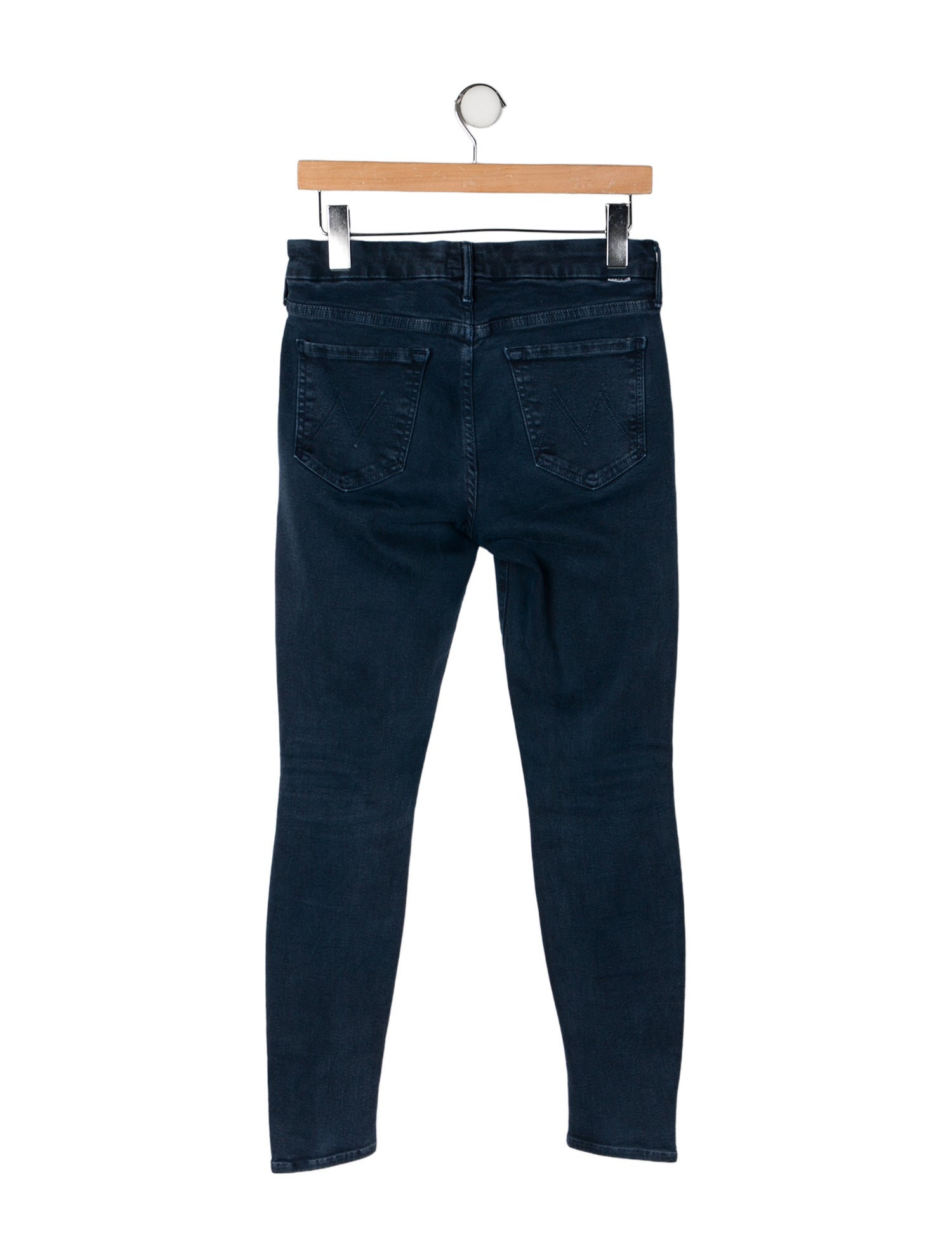 Mother Mid-Rise Skinny Leg Jeans