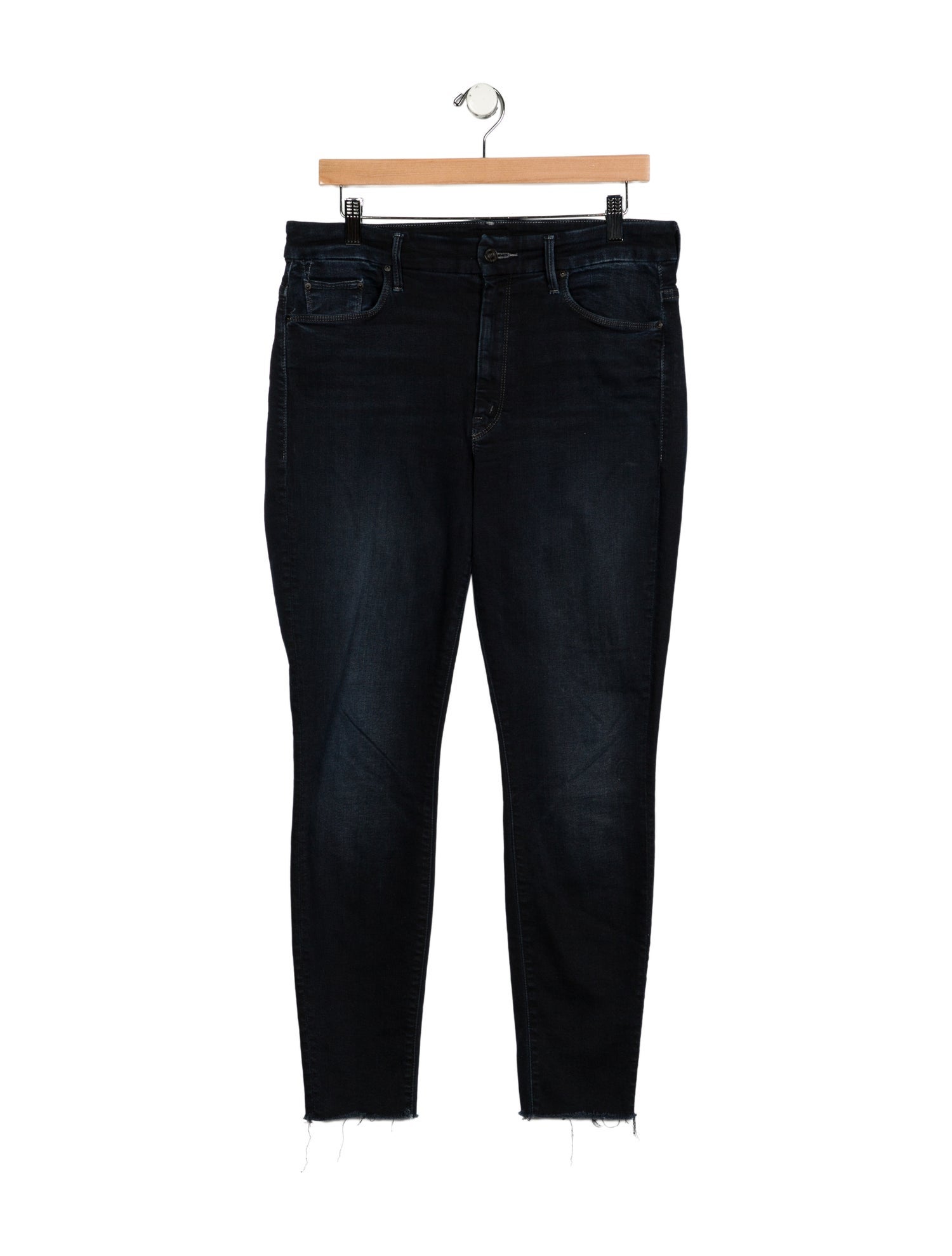Mother Mid-Rise Skinny Leg Jeans