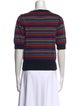Mother Striped Crew Neck Sweater