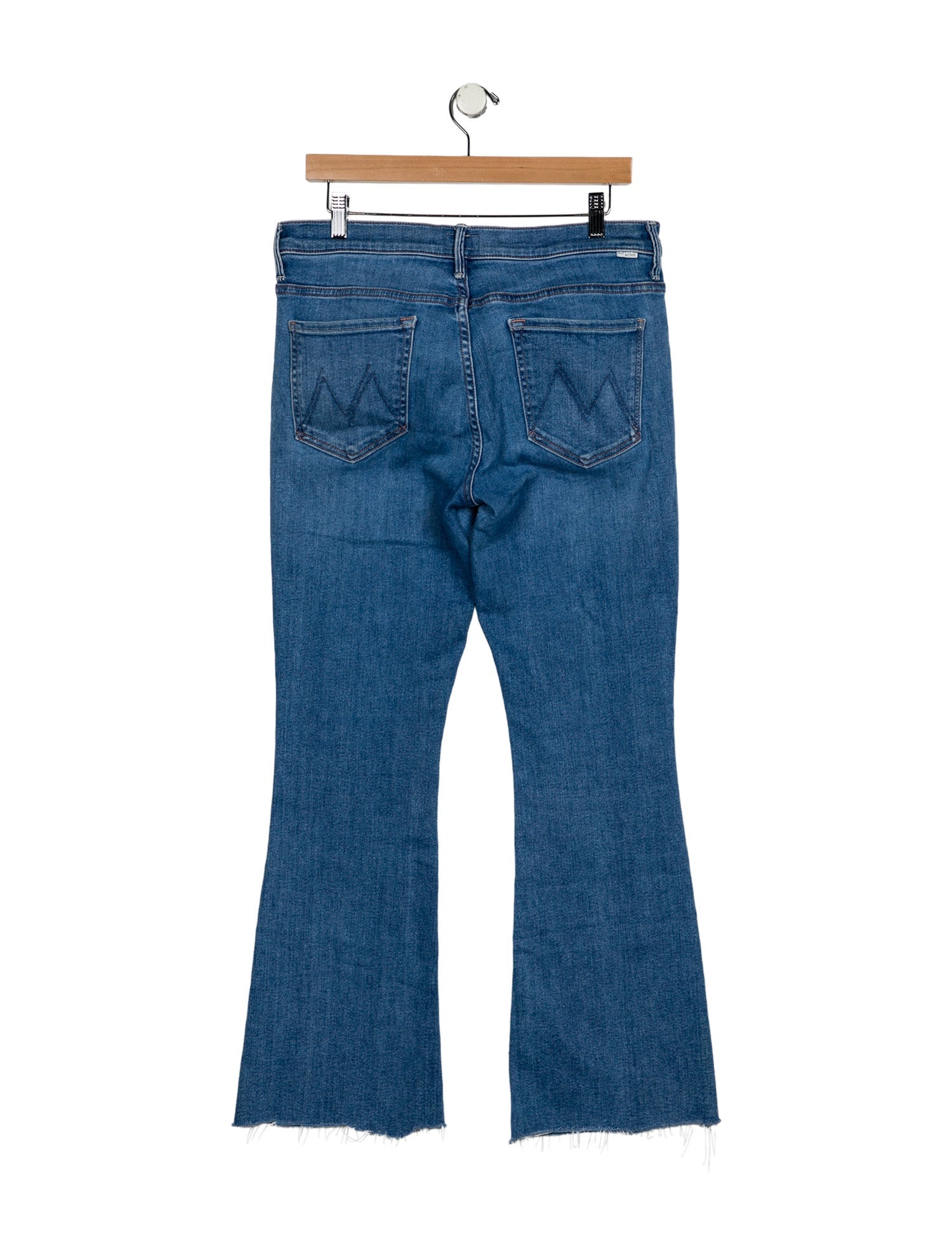 Mother Mid-Rise Wide Leg Jeans
