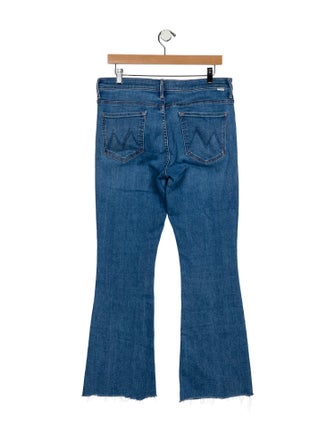Mother Mid-Rise Wide Leg Jeans