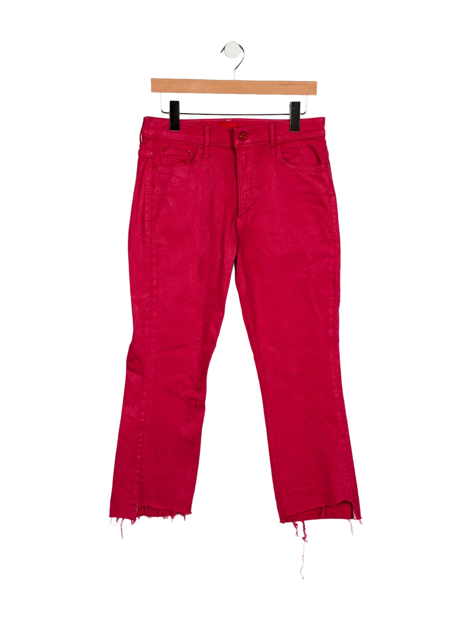 Mother Mid-Rise Straight Leg Jeans
