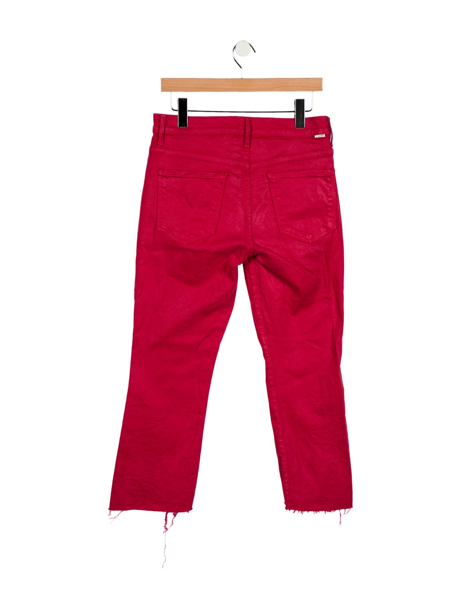 Mother Mid-Rise Straight Leg Jeans