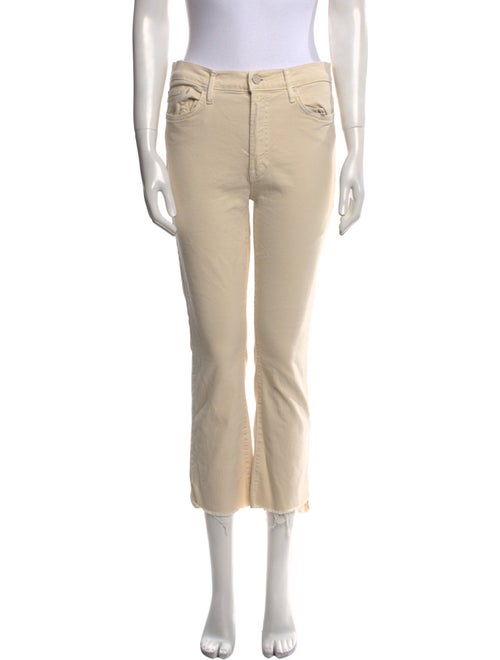 Mother Mid-Rise Straight Leg Jeans