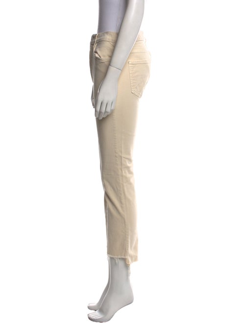 Mother Mid-Rise Straight Leg Jeans
