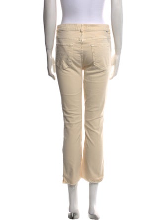 Mother Mid-Rise Straight Leg Jeans