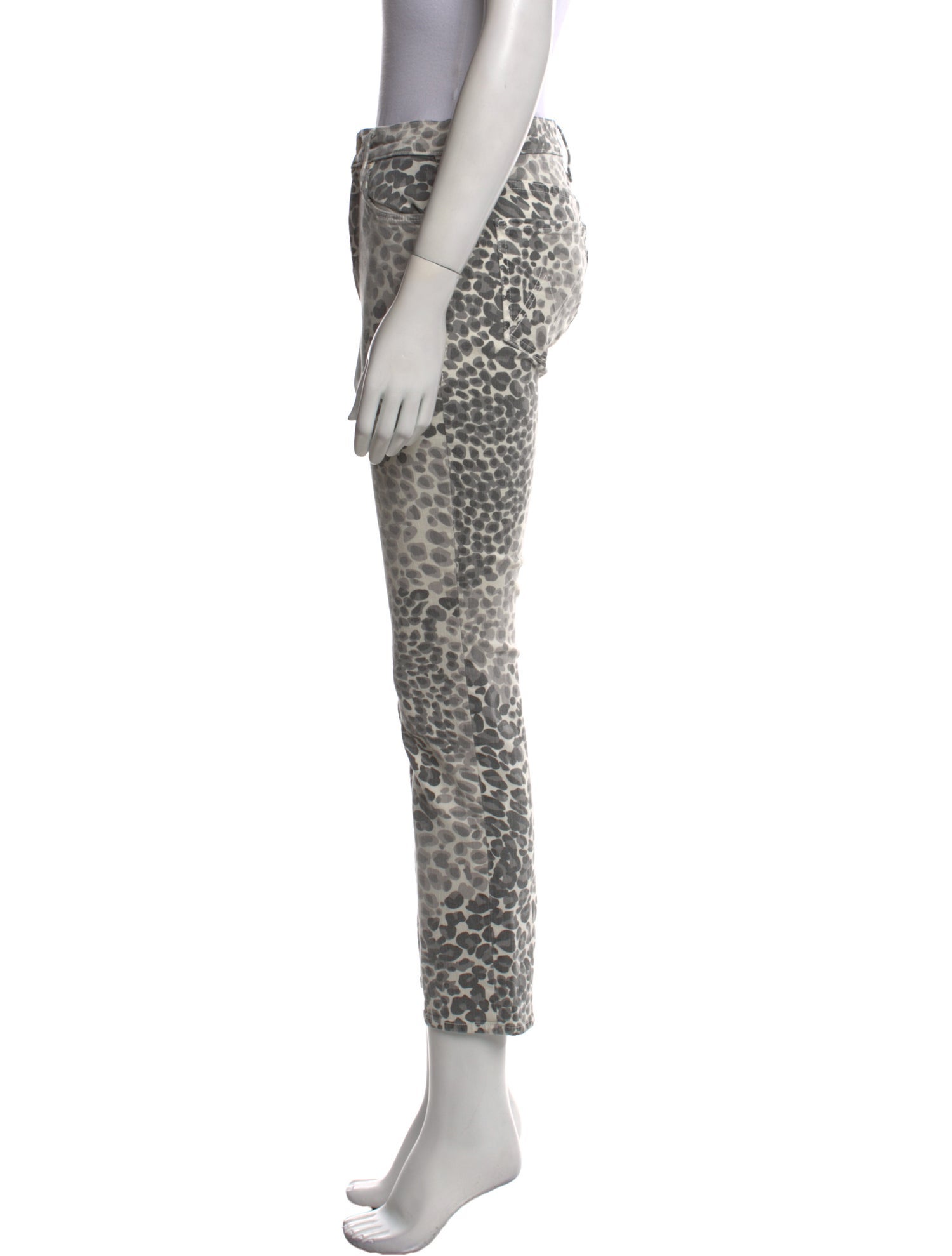 Mother Mid-Rise Straight Leg Jeans