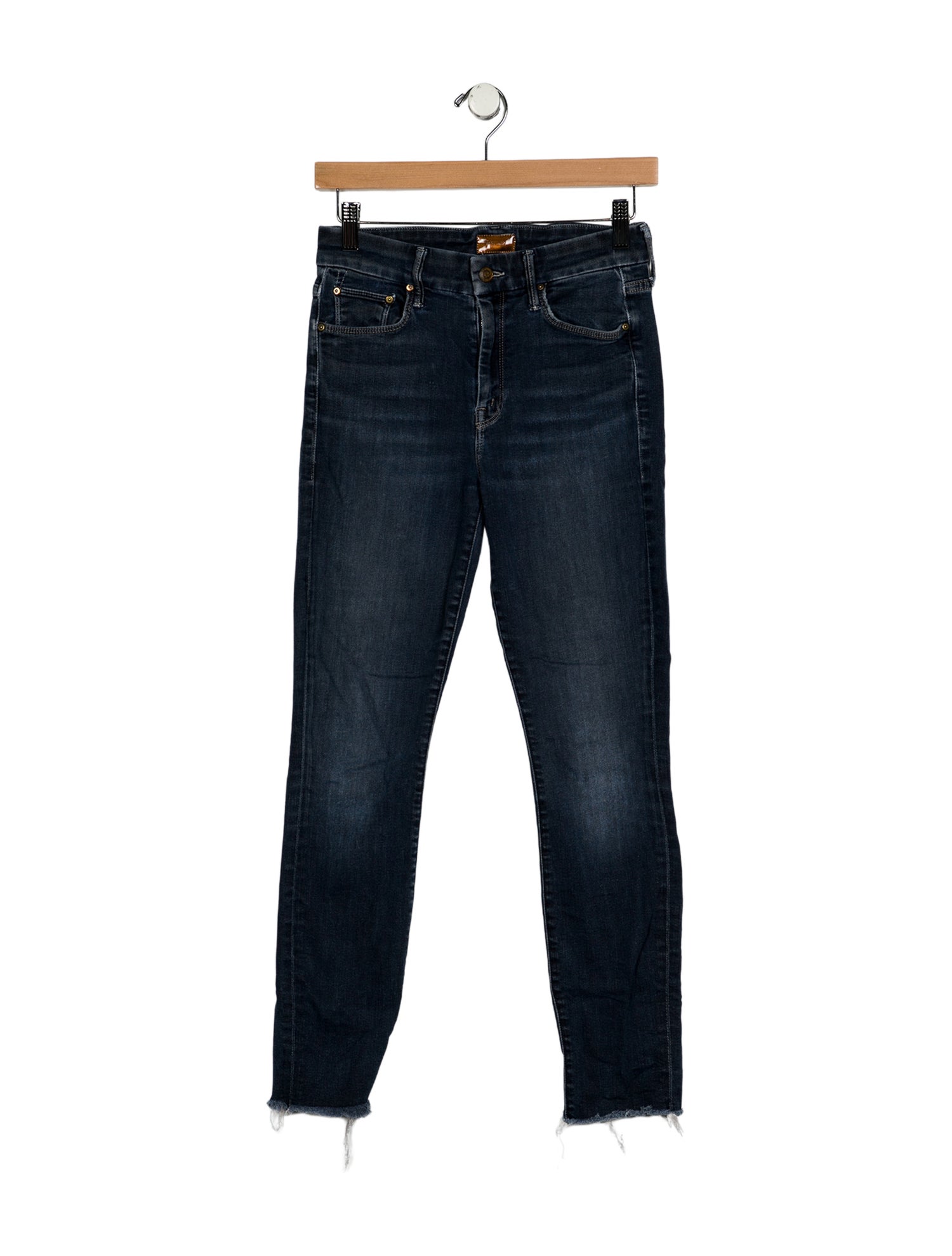 Mother Mid-Rise Skinny Leg Jeans