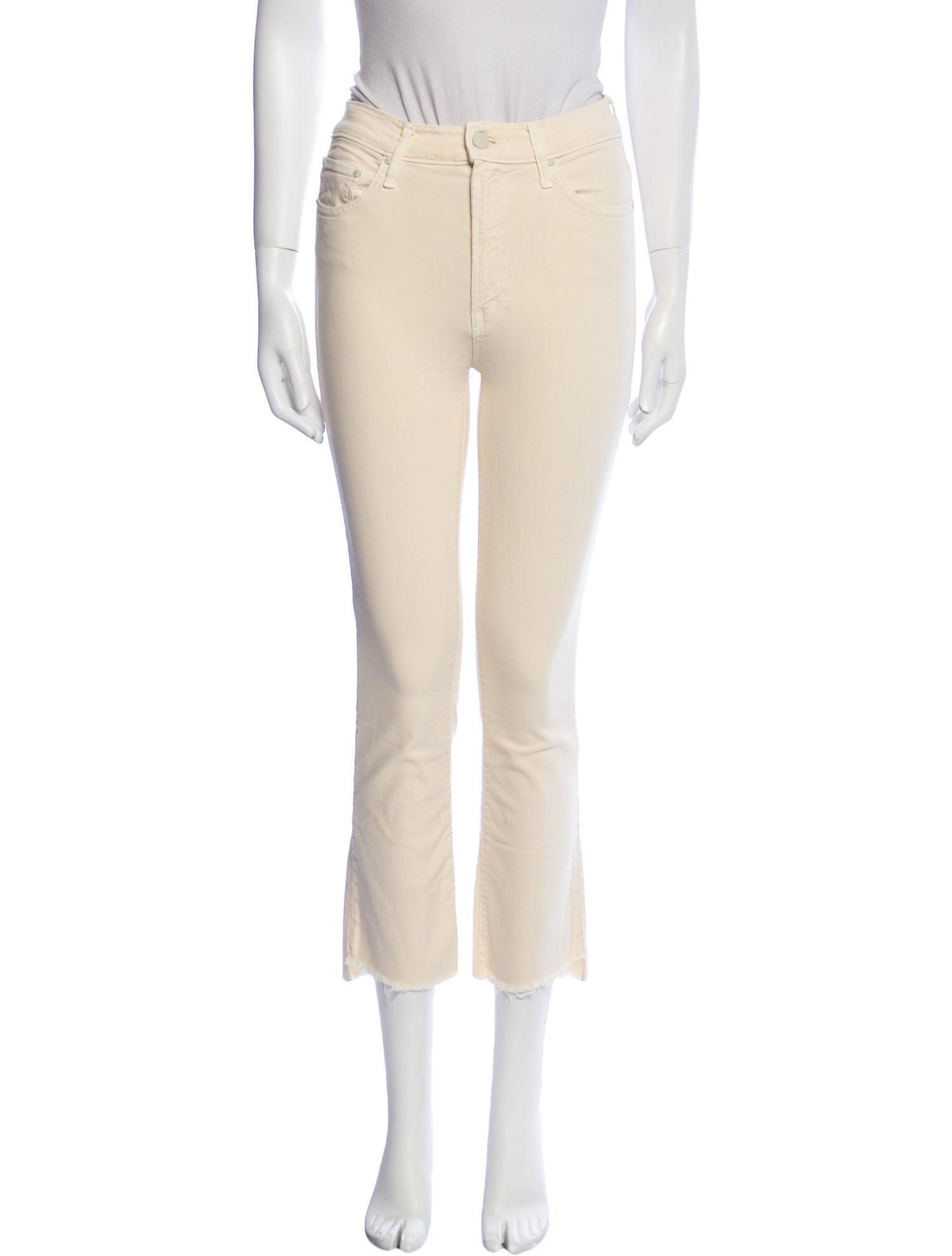 Mother Mid-Rise Straight Leg Jeans