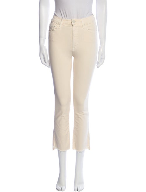 Mother Mid-Rise Straight Leg Jeans