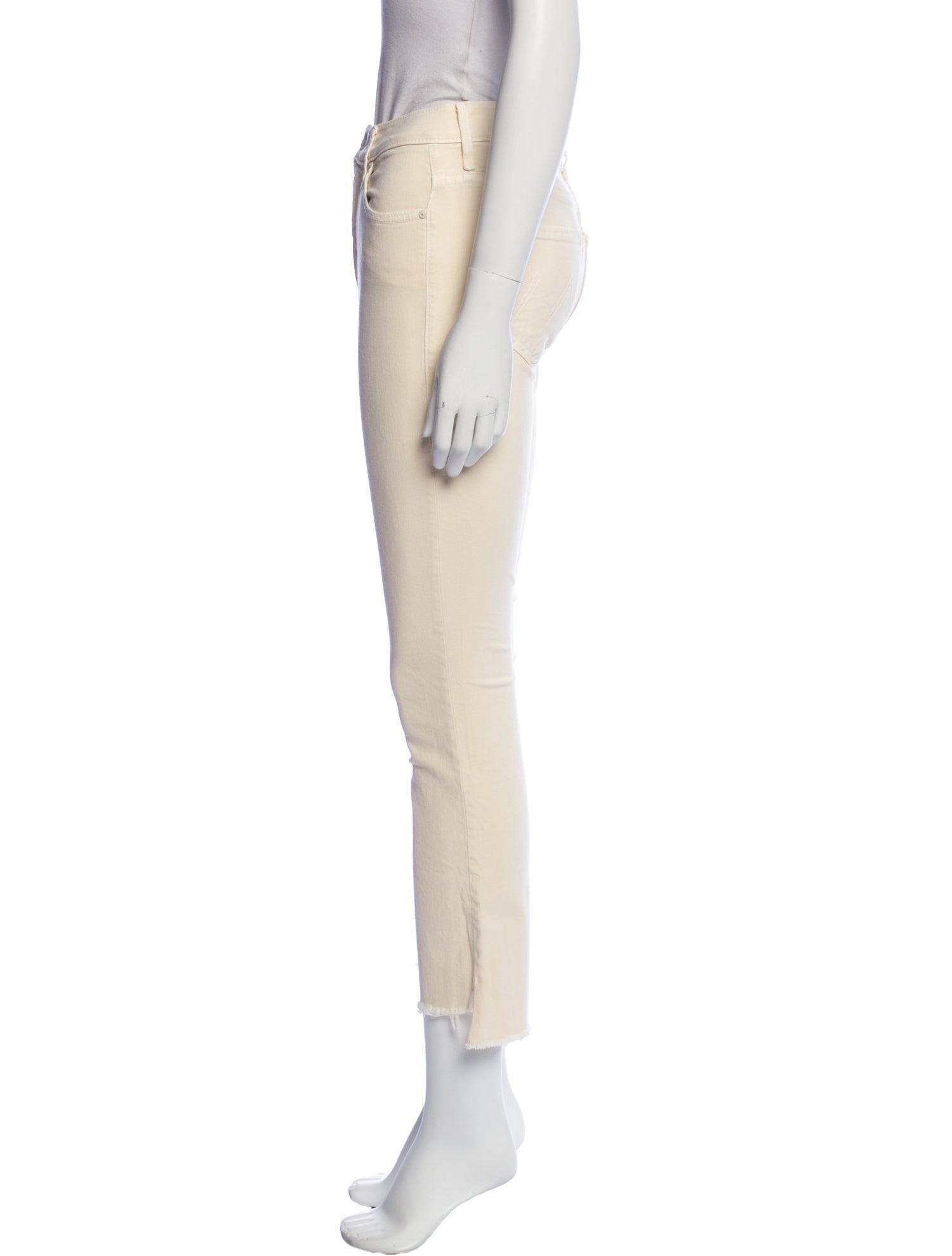 Mother Mid-Rise Straight Leg Jeans