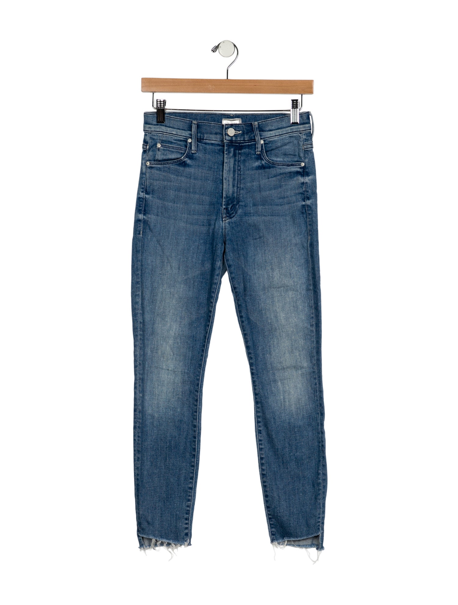 Mother Mid-Rise Skinny Leg Jeans