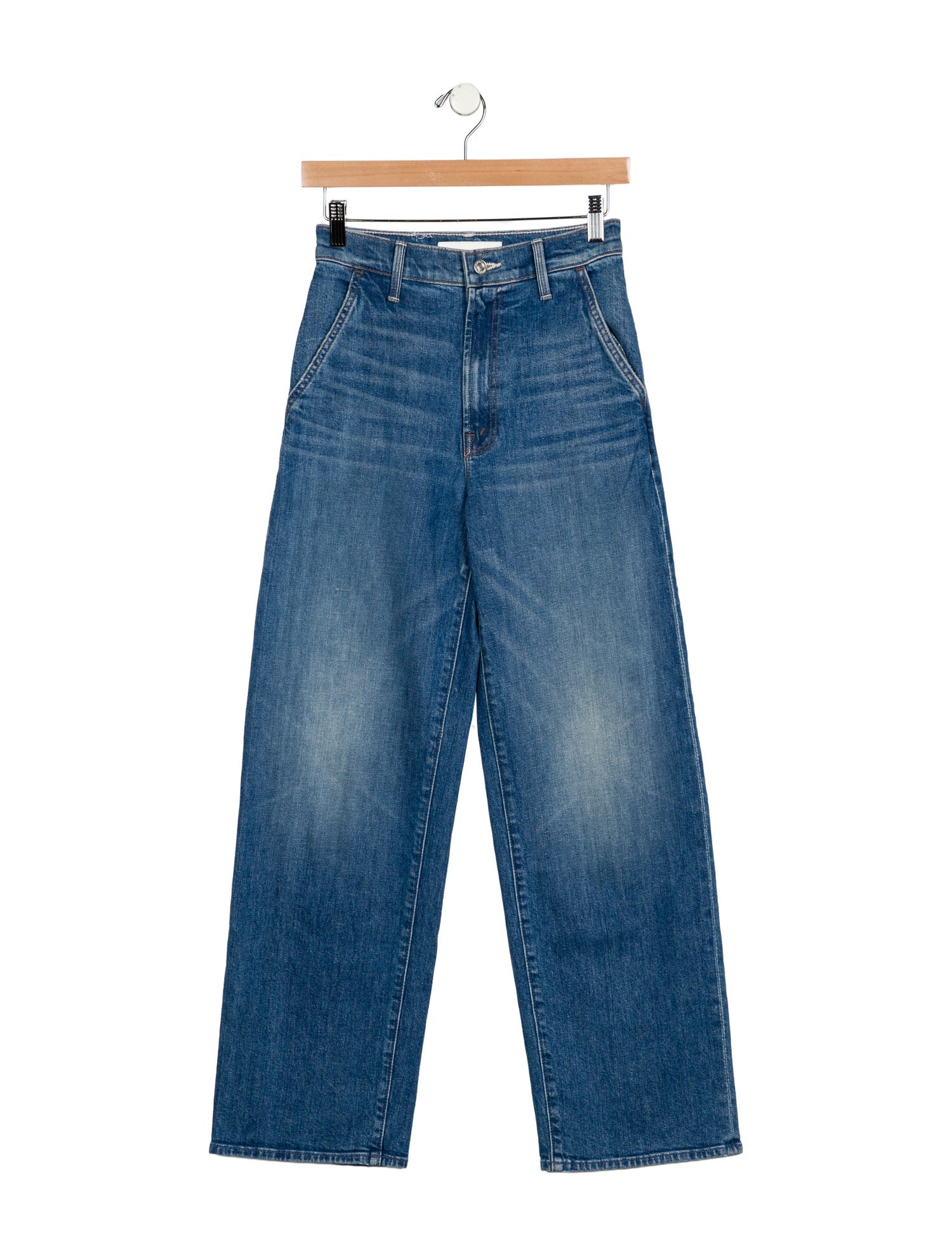 Mother High-Rise Wide Leg Jeans