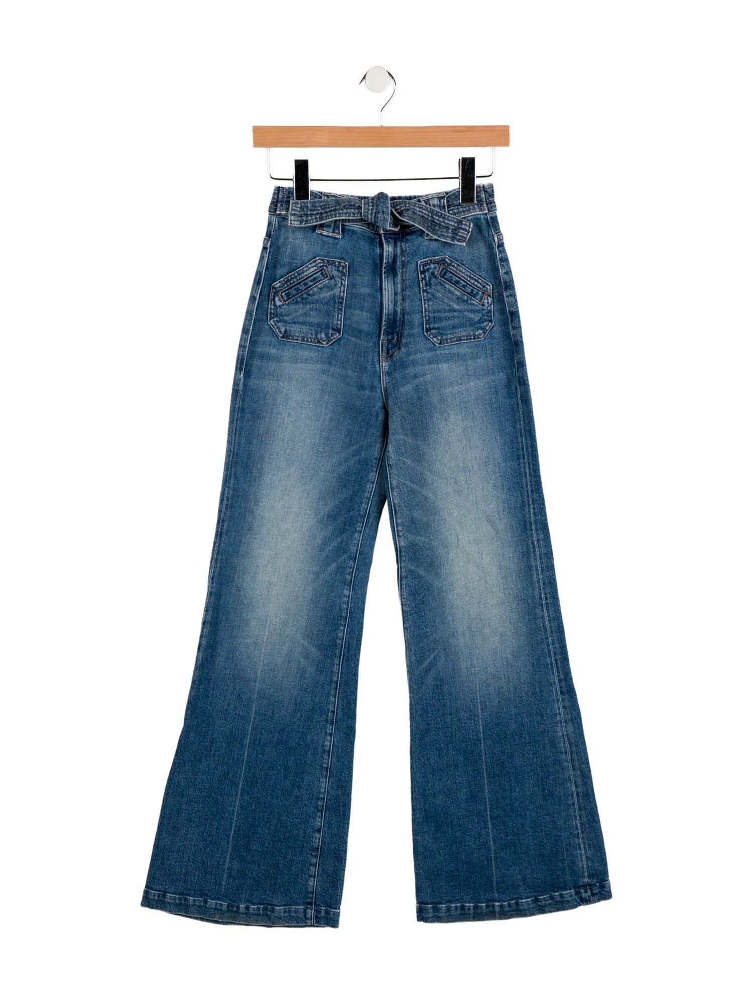 Mother High-Rise Wide Leg Jeans