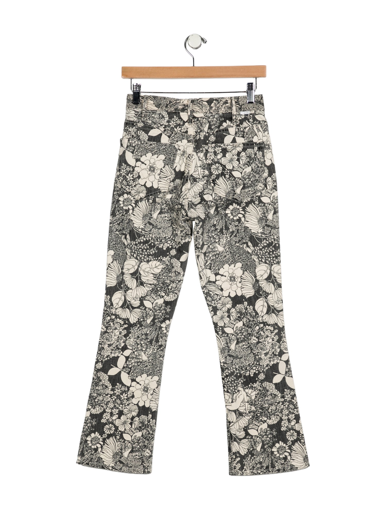 Mother Mid-Rise Straight Leg Jeans