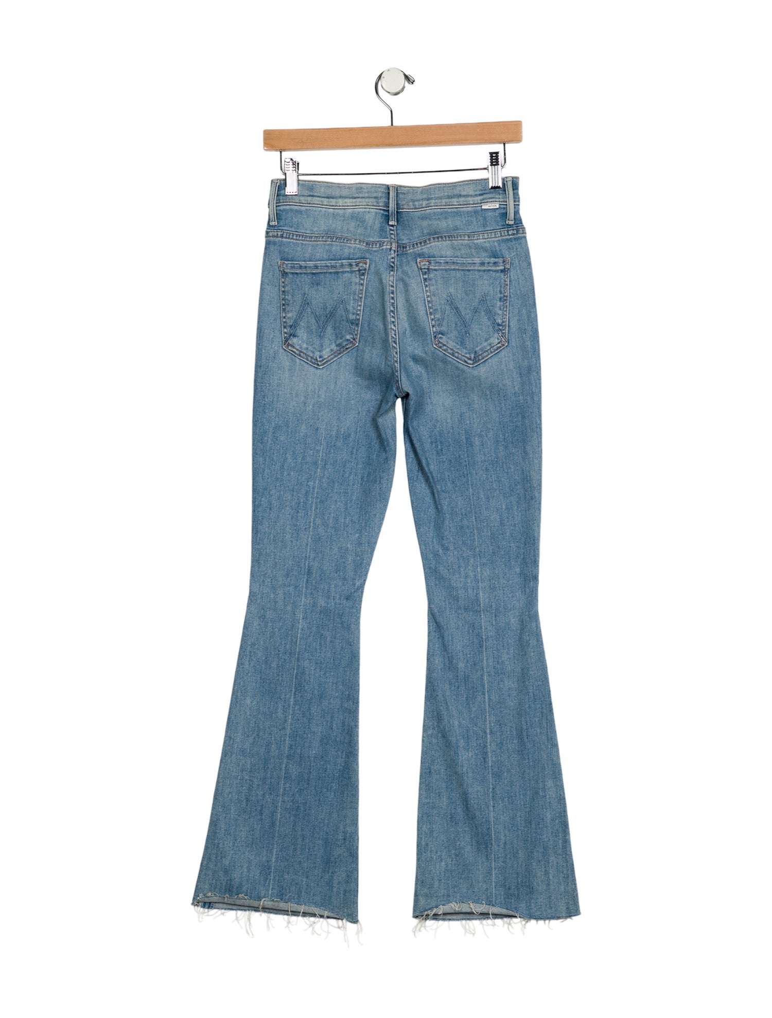 Mother Mid-Rise Wide Leg Jeans