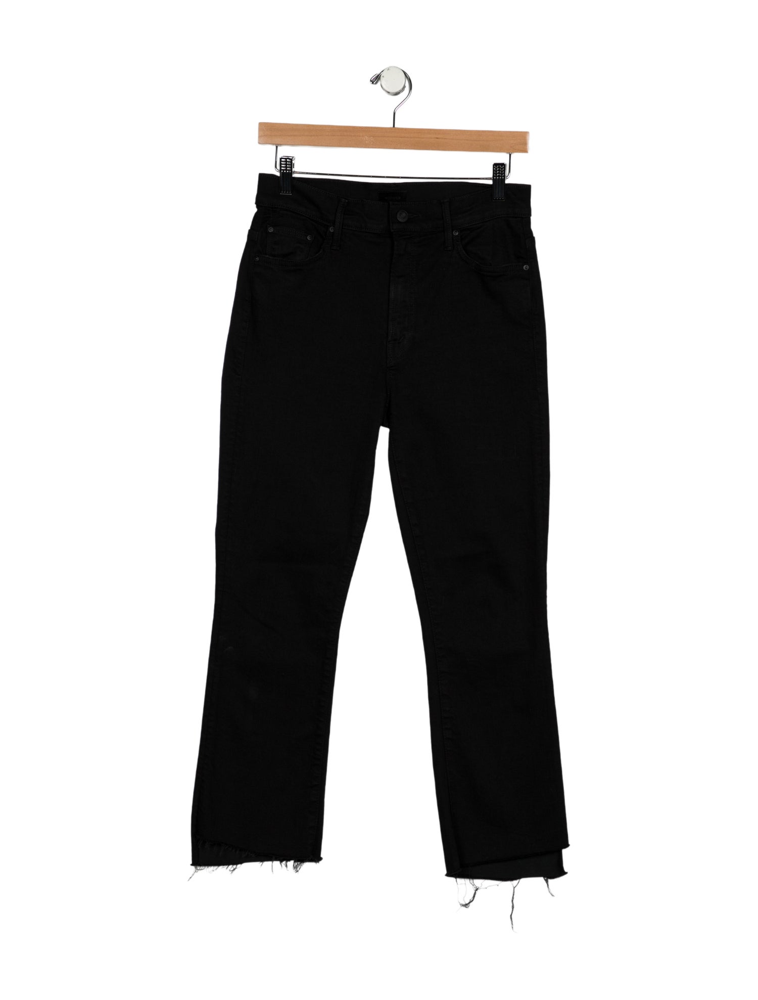 Mother Mid-Rise Straight Leg Jeans