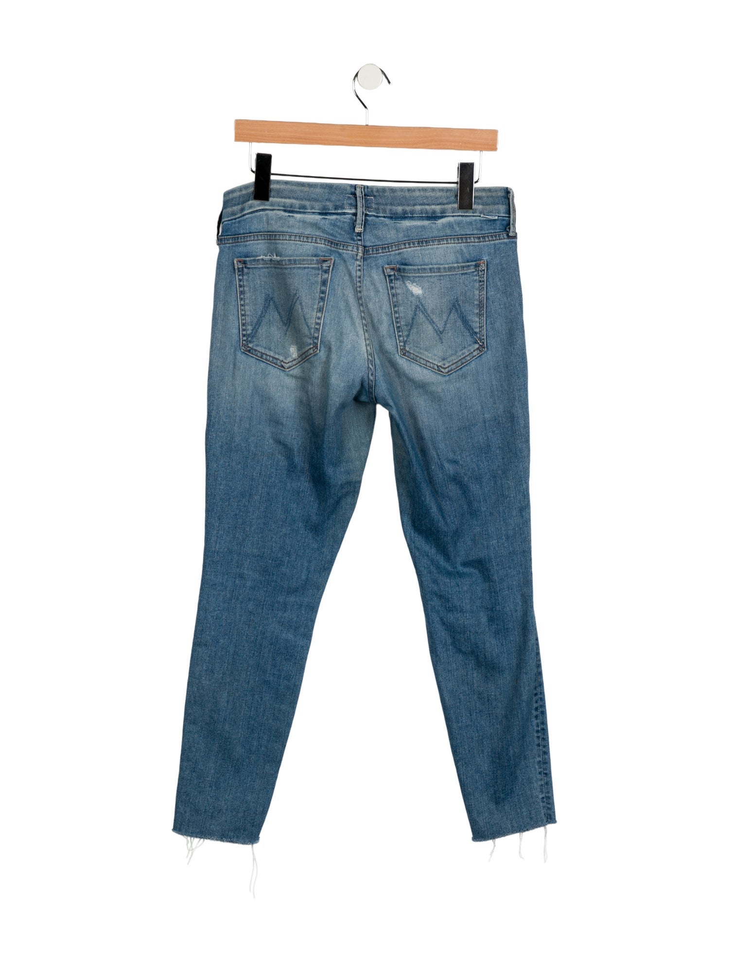 Mother Mid-Rise Skinny Leg Jeans