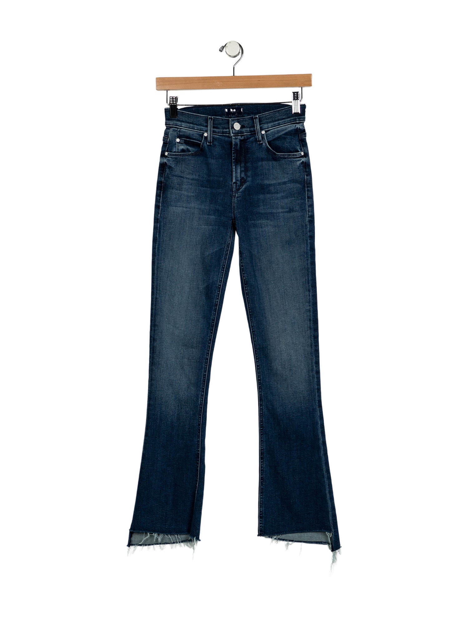 Mother Mid-Rise Straight Leg Jeans