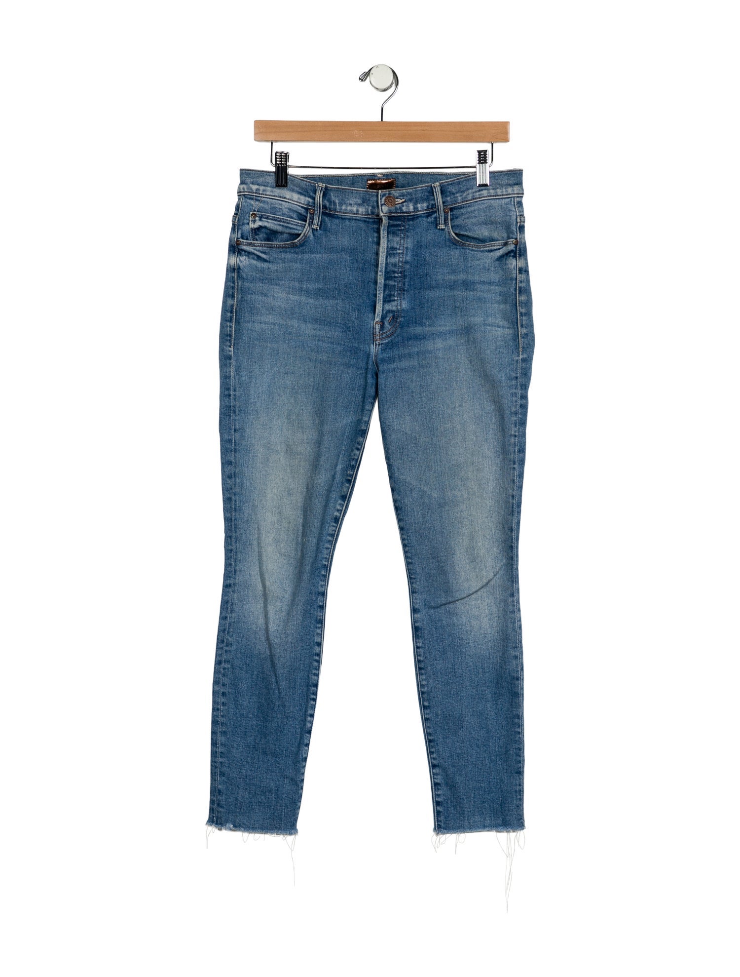 Mother Mid-Rise Skinny Leg Jeans