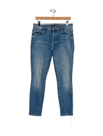 Mother Mid-Rise Skinny Leg Jeans