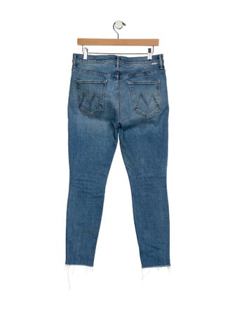 Mother Mid-Rise Skinny Leg Jeans