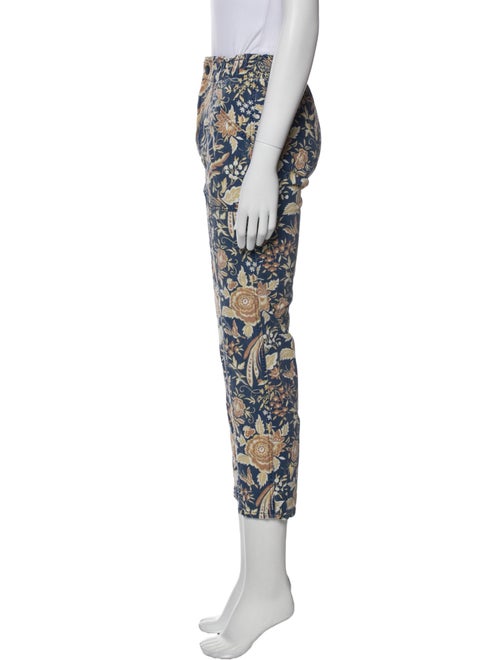 Mother Printed Straight Leg Pants