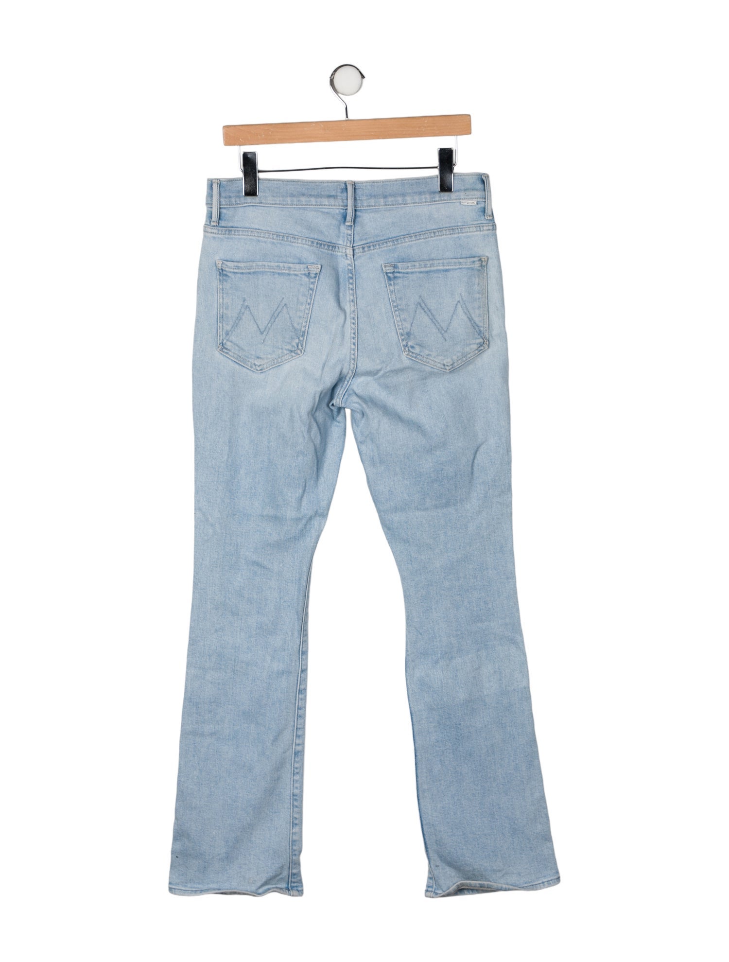 Mother Mid-Rise Straight Leg Jeans