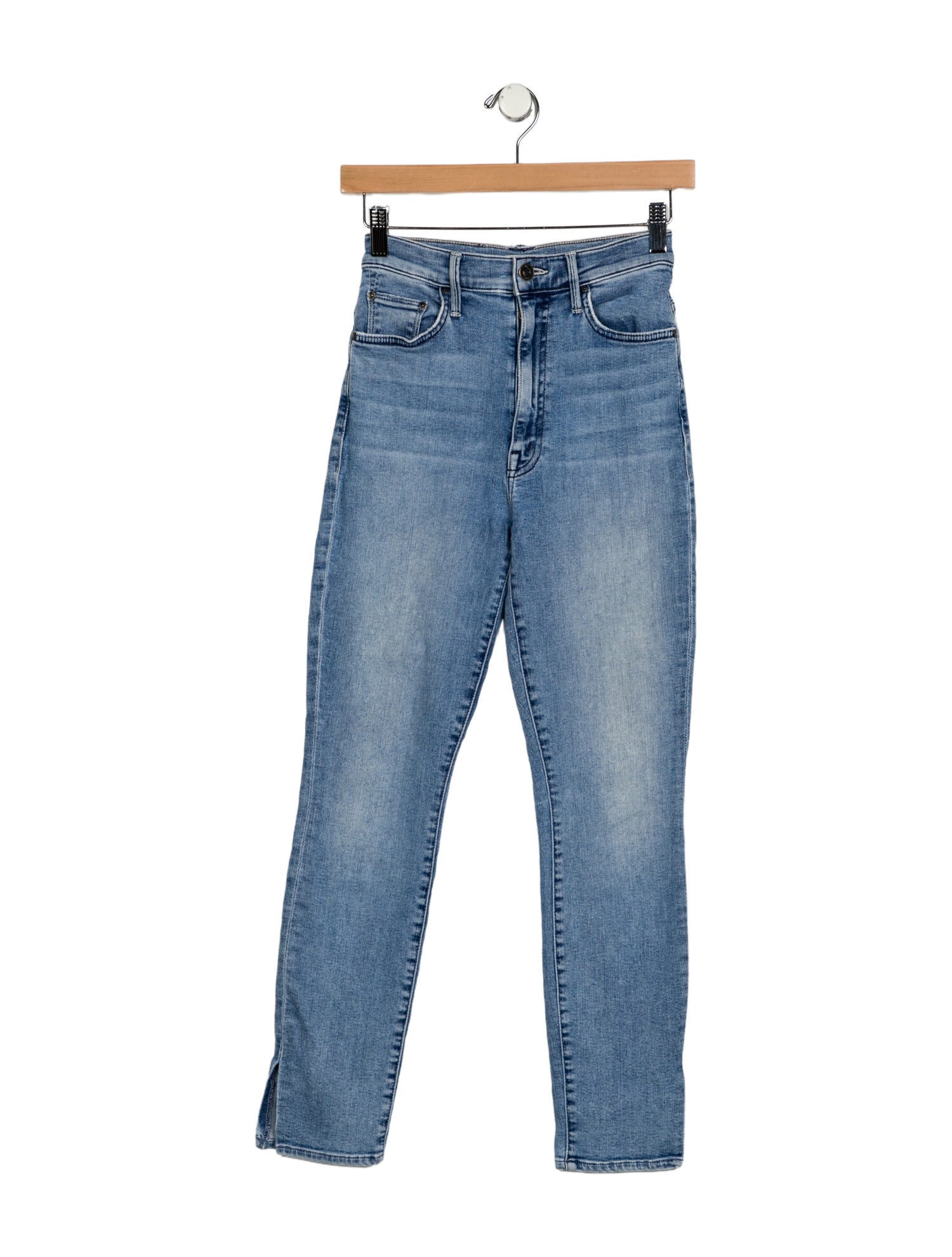Mother High-Rise Straight Leg Jeans
