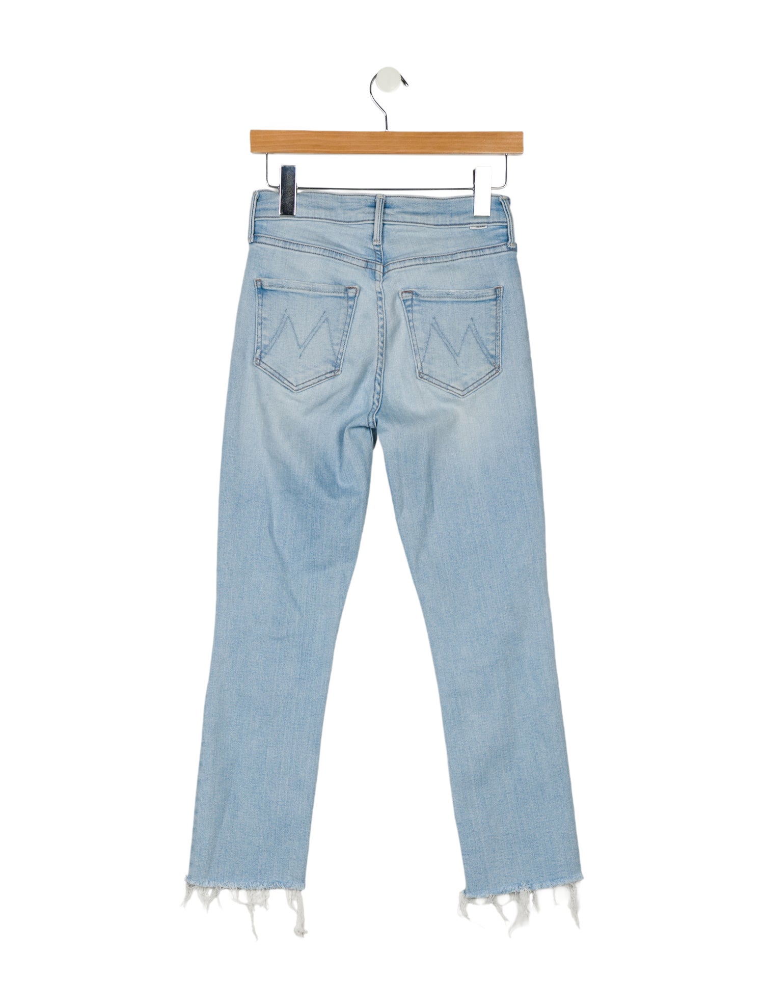 Mother Mid-Rise Straight Leg Jeans