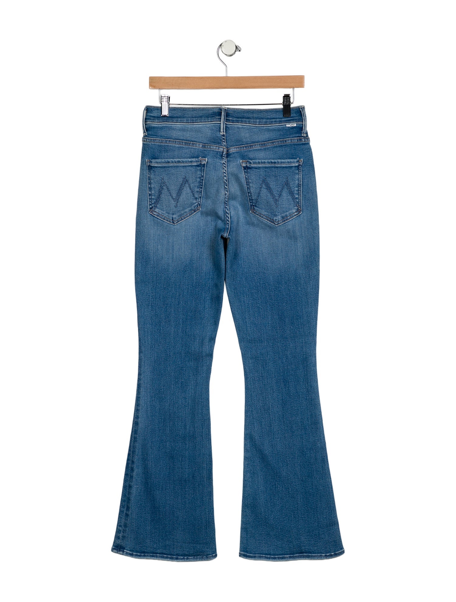 Mother Mid-Rise Wide Leg Jeans