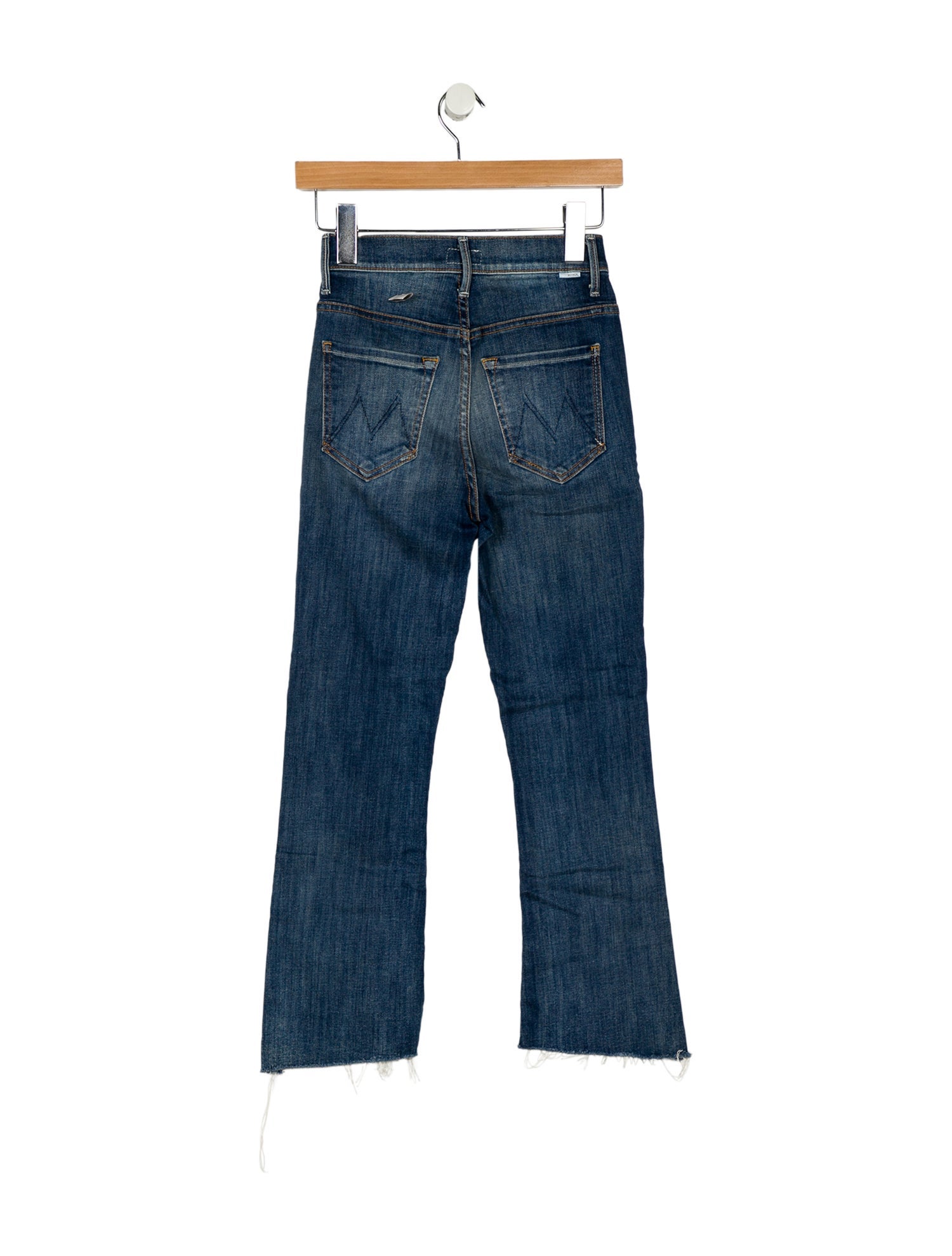Mother Mid-Rise Straight Leg Jeans