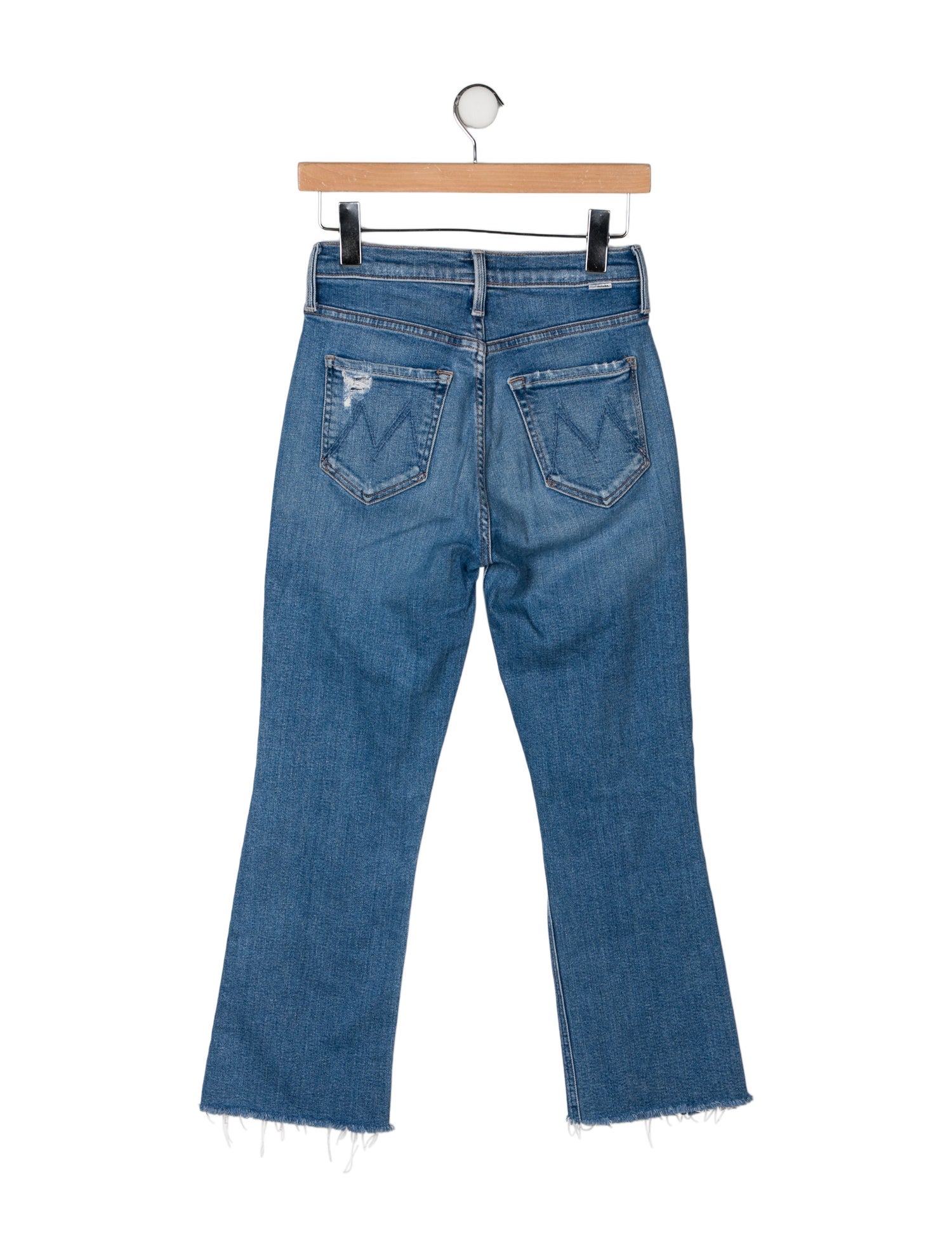 Mother Mid-Rise Straight Leg Jeans