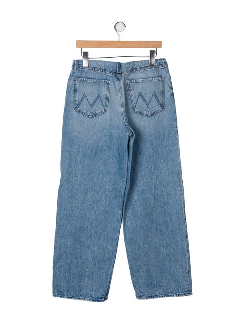 Mother Mid-Rise Wide Leg Jeans