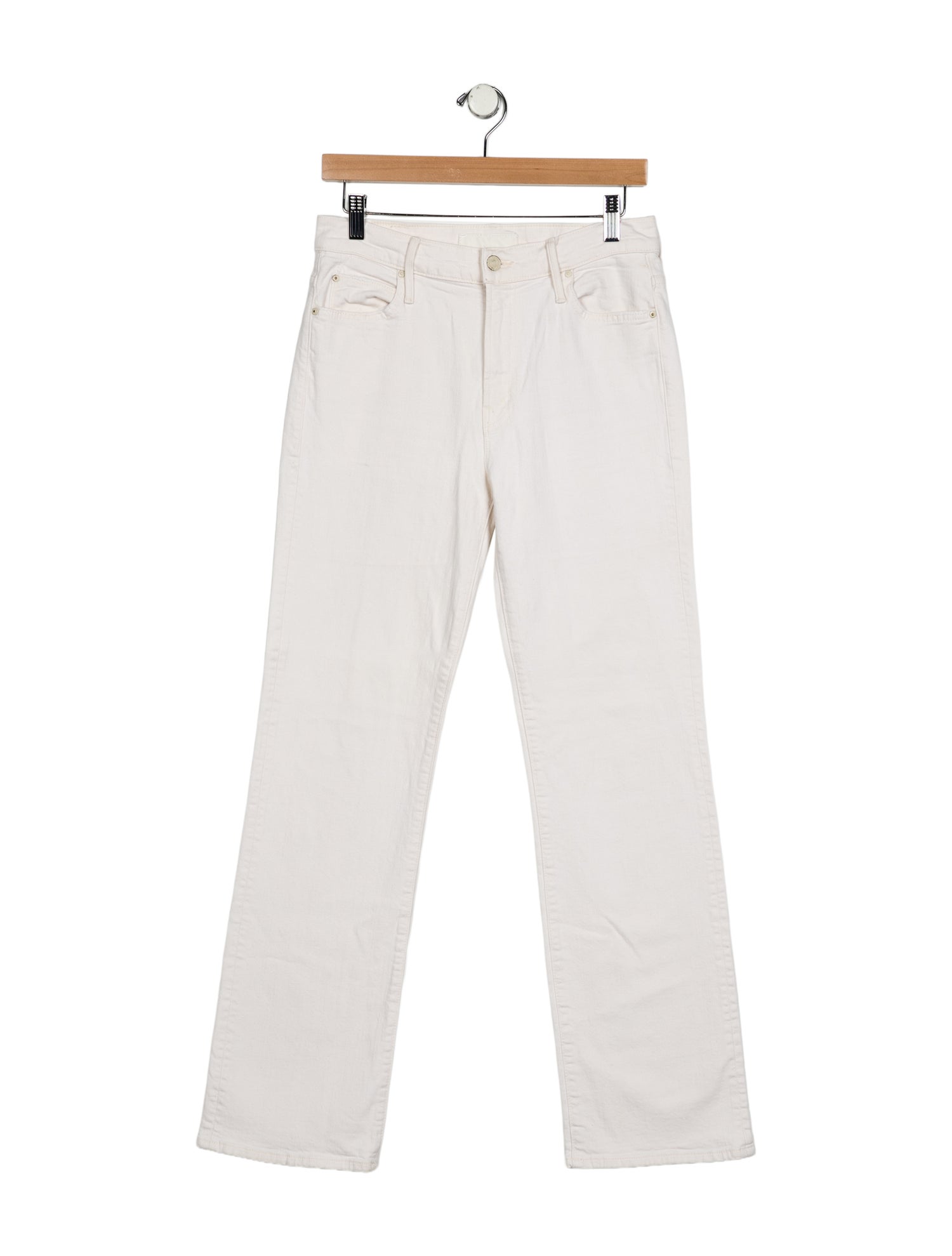 Mother High-Rise Straight Leg Jeans