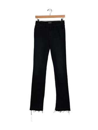 Mother Mid-Rise Straight Leg Jeans