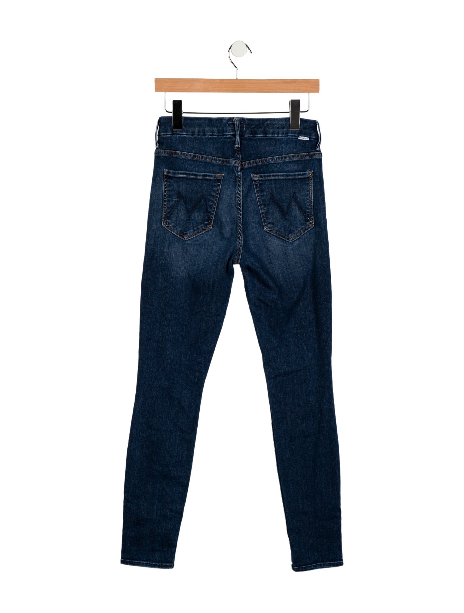 Mother Mid-Rise Skinny Leg Jeans