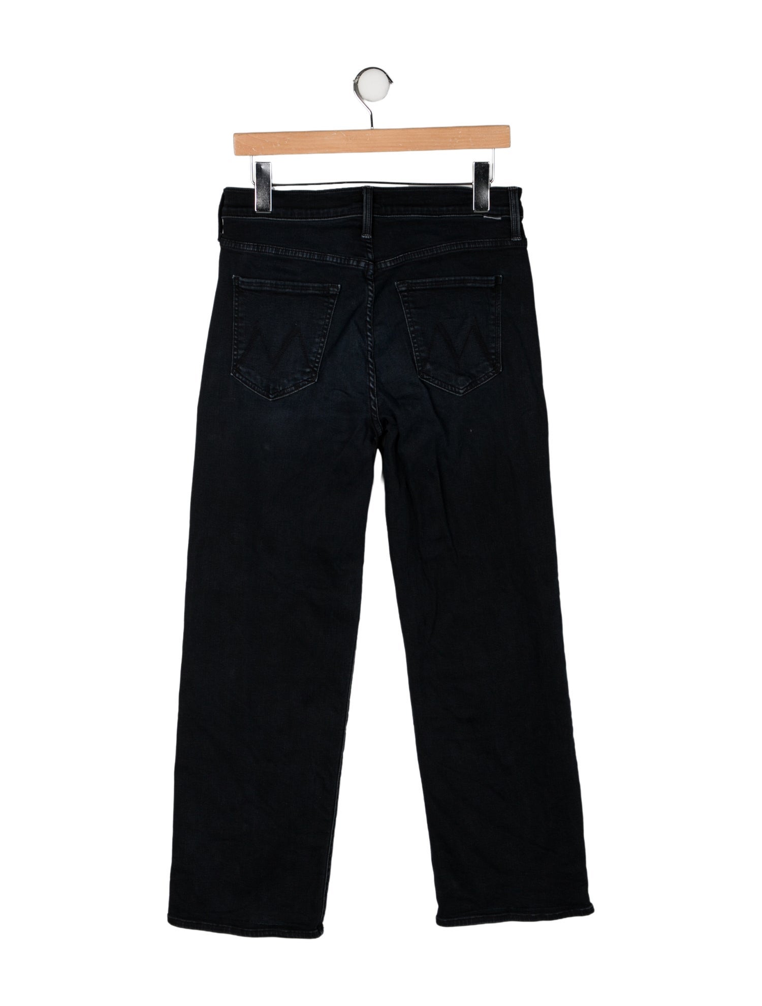 Mother Mid-Rise Wide Leg Jeans